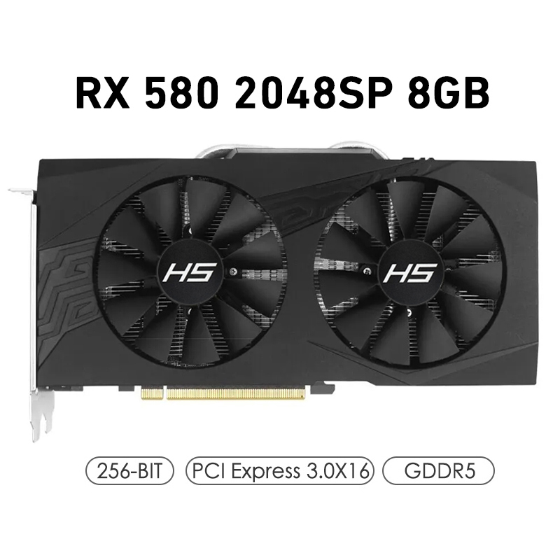 Rx 580 8Gb 2048Sp Gpu - Goedkoopste RX580 Placa De Videokaart Radeon