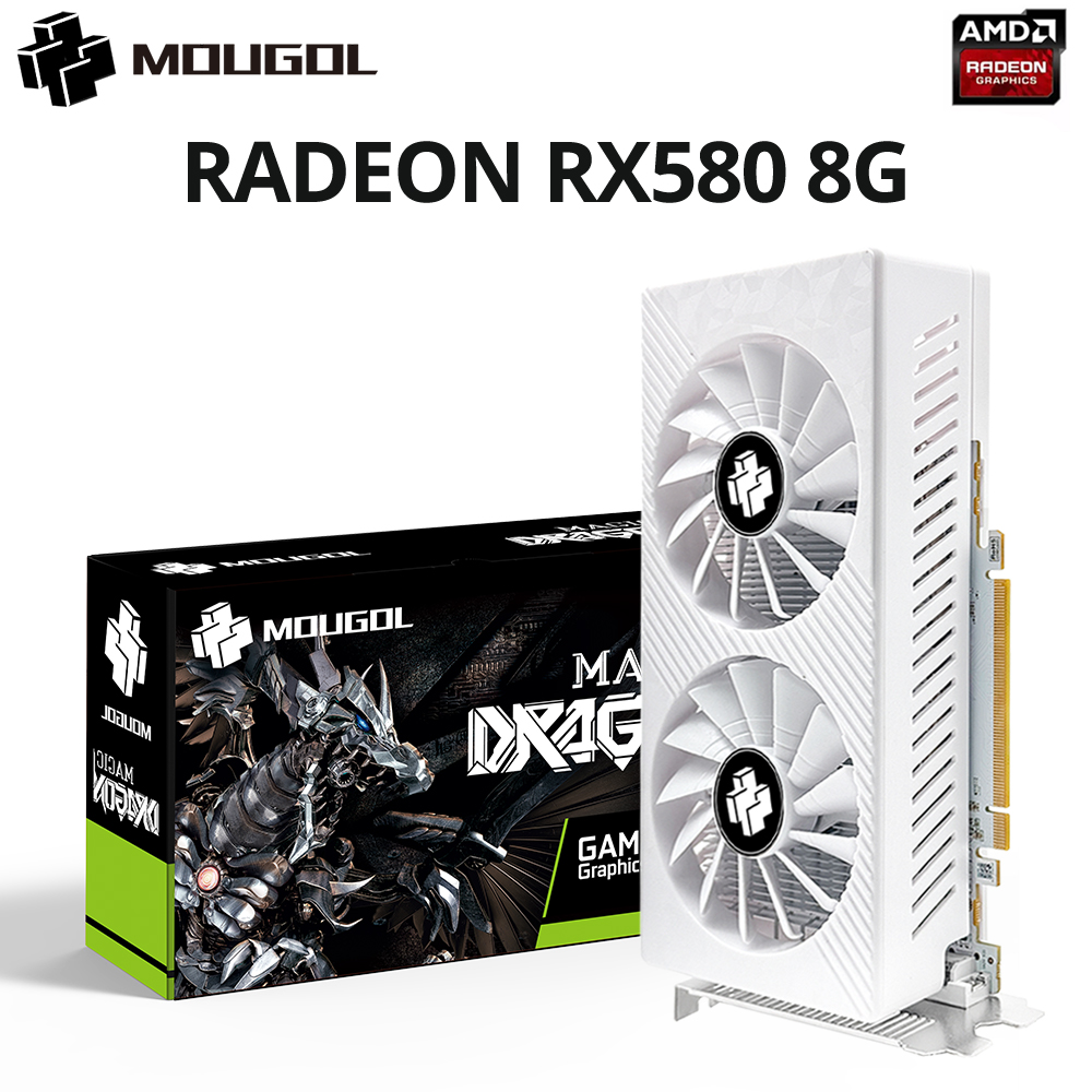 Rx 580 8Gb 2048Sp Gpu - MOUGOL AMD Radeon RX580 8GB Grafische