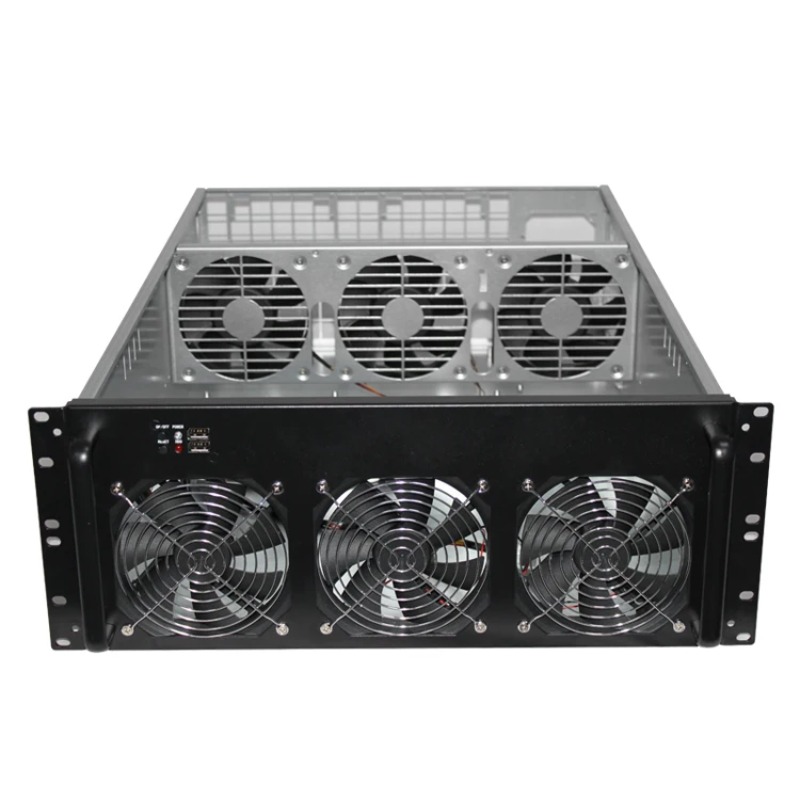 8 Gpu 4U Server Chassis - 4U 6 GPU behuizing, 8 GPU