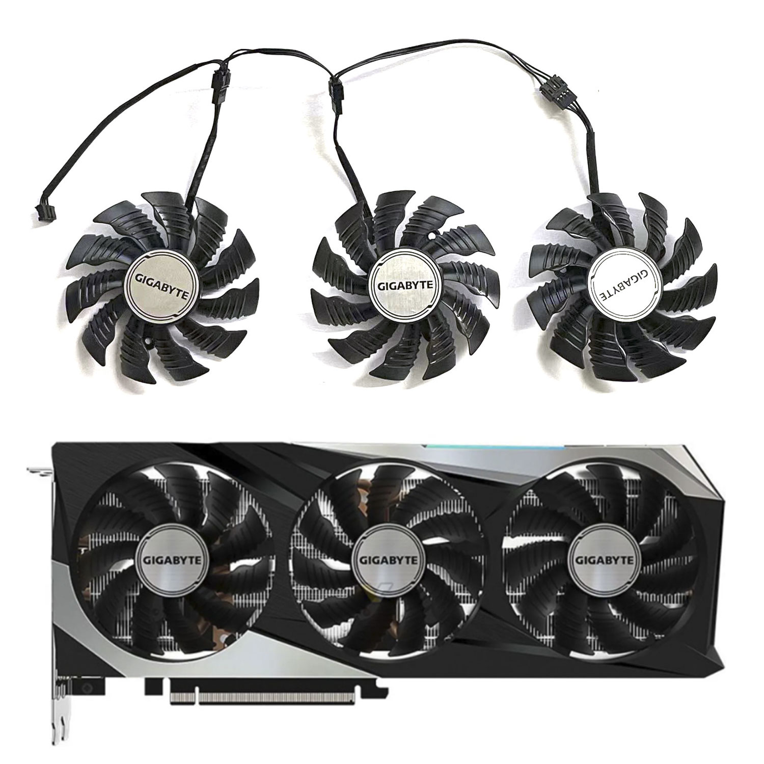 Rtx 3070 8Gb Graphics Card - 3 stuks gloednieuwe 4-pins 85mm T129215BU
