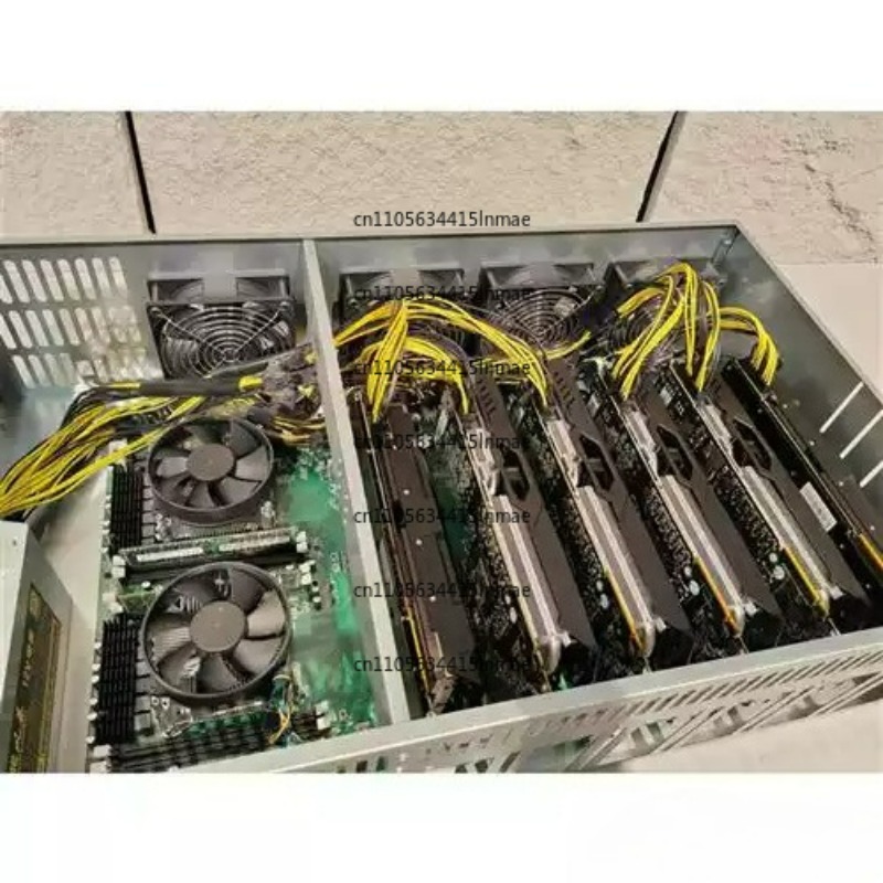 8 Gpu 4U Server Chassis - Controlecomputer Gewelddadige Fan 4U Multi-Grafische Kaart