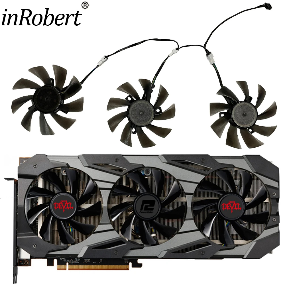 Rx 5700 Xt 8Gb Video Card - Diy 85Mm T129215SU Videokaart Fan Voor