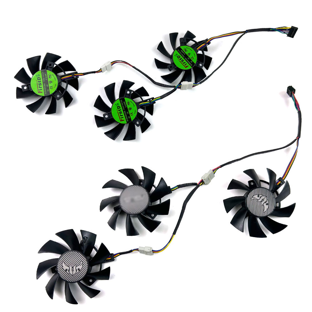 Rx 5700 Xt 8Gb Video Card - NIEUWE Koelventilator 75mm 7pin FD8015U12D PLA08015S12HH