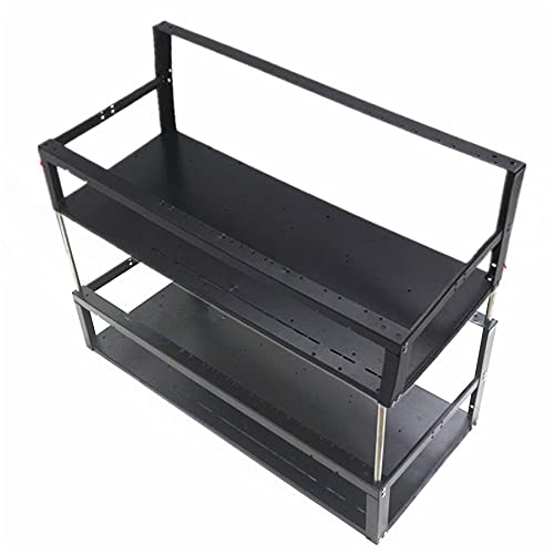 12 Gpu Open Air Frame Case - Dubbellaags open luchtframe transferrek computerbehuizing voor