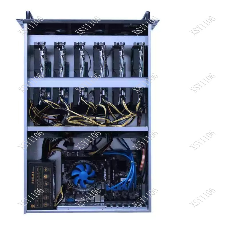 6/8 Kaart 4U ATX Industrieel B - 8 Gpu 4U Server Chassis recensie en prijs