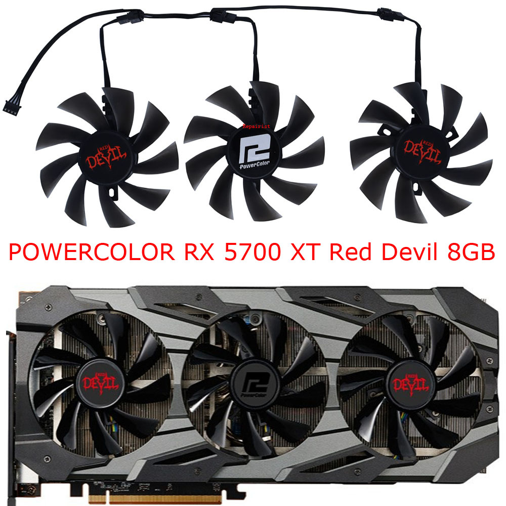 3 stks/set, DHZ-koeler, T12921 - Rx 5700 Xt 8Gb Video Card recensie en prijs
