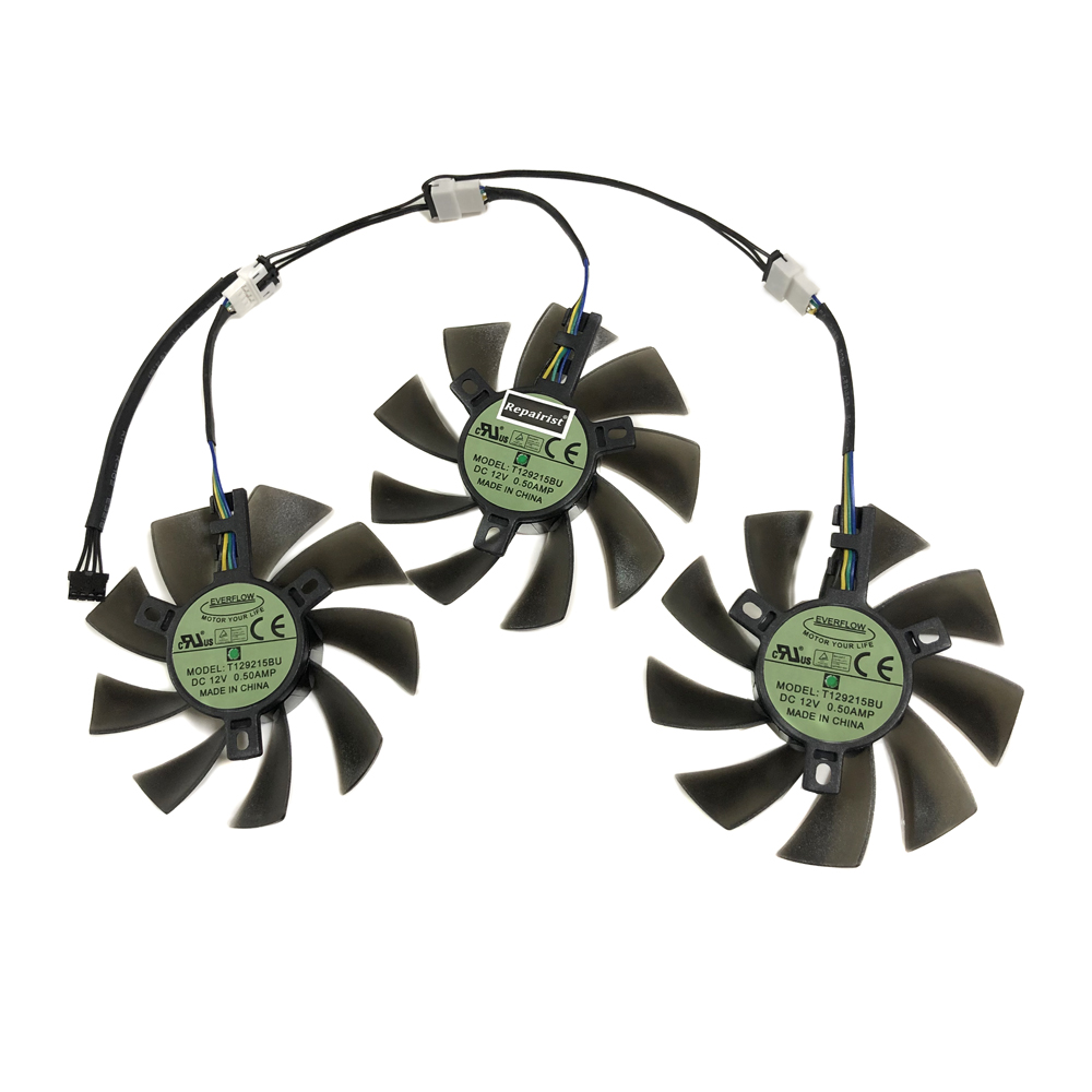 3 stks/set, DHZ-koeler, T12921 - Rx 5700 Xt 8Gb Video Card recensie en prijs