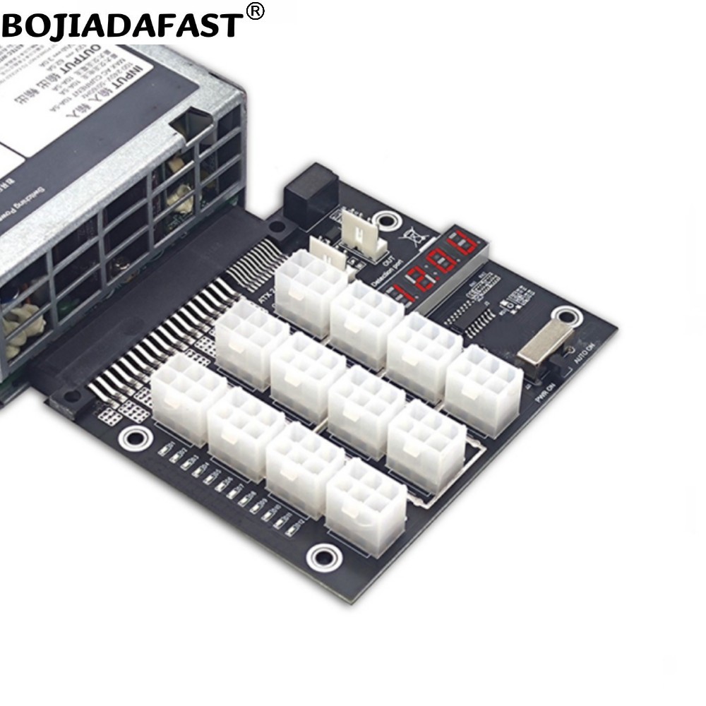 12 Poorten PCIe 6Pin Connector - 2400W Server Psu Breakout Board recensie en prijs
