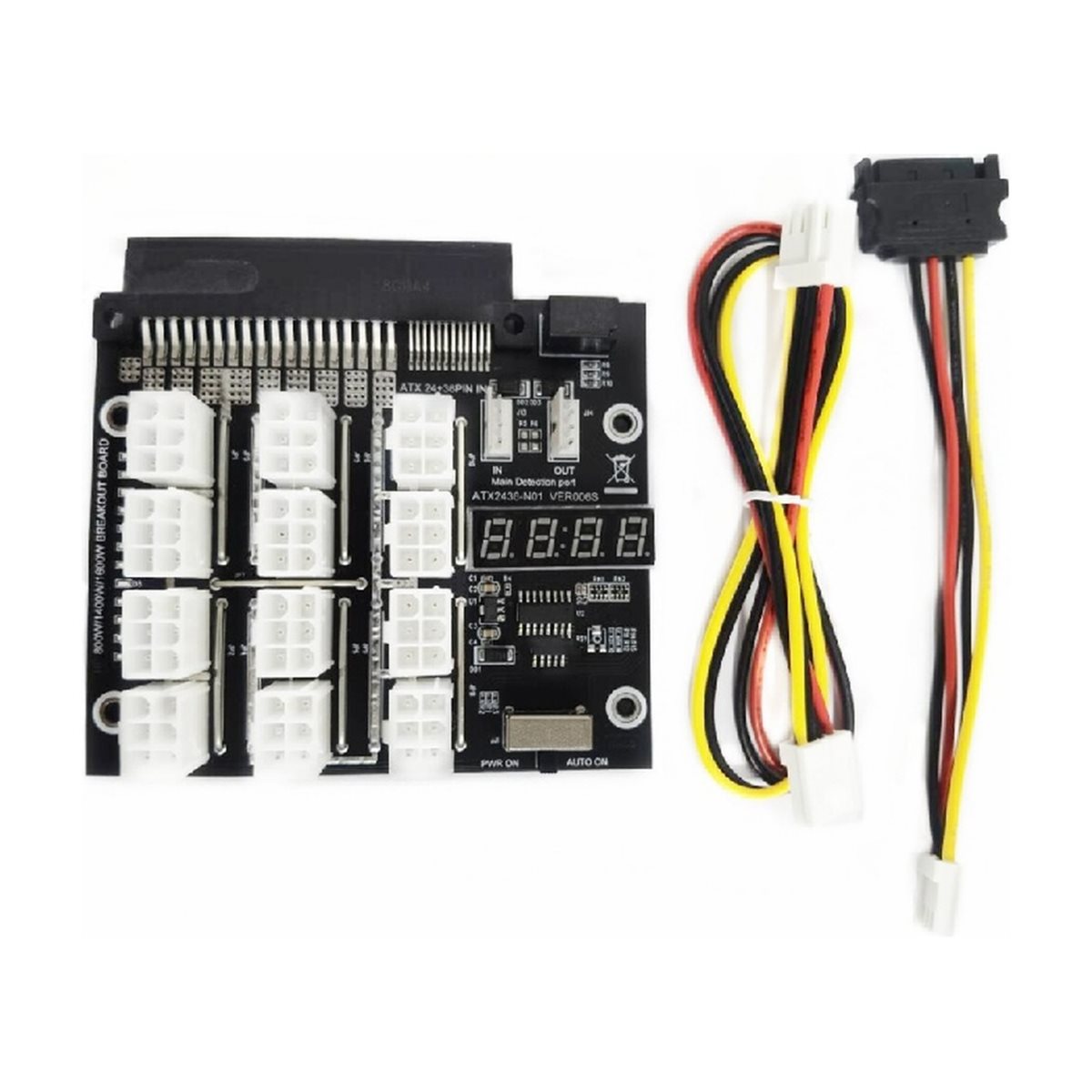 NIEUWE FABRIEK ~ 12 poorten PC - 2400W Server Psu Breakout Board recensie en prijs