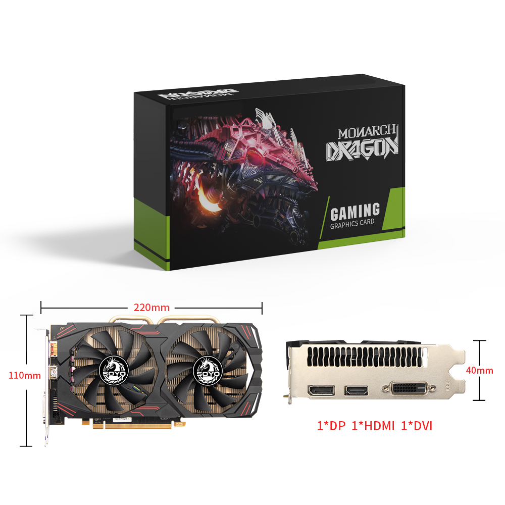 SOYO AMD Radeon RX580 8GB Graf - Rx 580 8Gb 2048Sp Gpu recensie en prijs