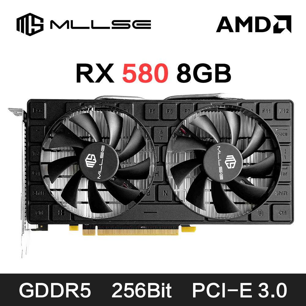 MLLSE AMD RX 580 8GB 2048SP Ga - Rx 580 8Gb 2048Sp Gpu recensie en prijs